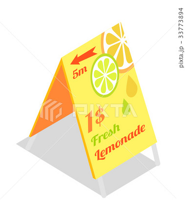 Fresh Lemonade Advertisement Banner. Directory 33773894
