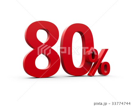 Red eighty percent 33774744