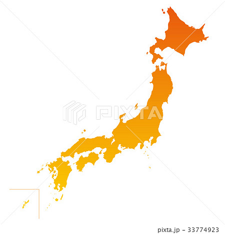 日本地図のイラスト素材 [33774923] - PIXTA