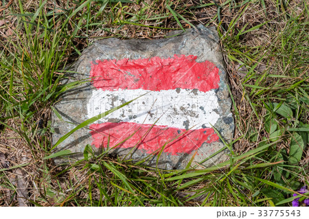 Walking path sign in Austria 33775543