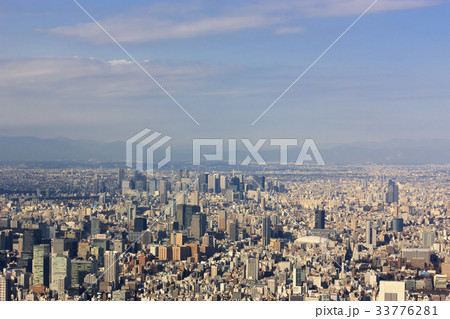 都市風景(東京、スカイツリー、新宿方向) 都市風景(東京、スカイツリー、新宿方向) 33776281