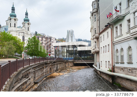 Street view of  Karlovy Vary, Czech republic 33778679