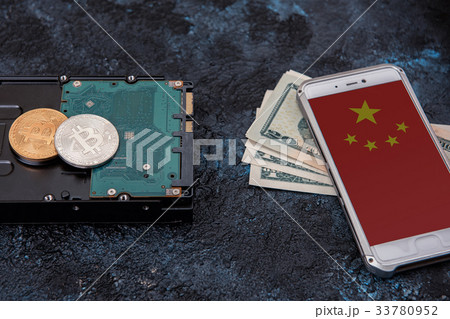 Bitcoin coin with HDD Bitcoin coin with HDD 33780952