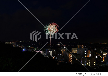 よこすか開国祭　横須賀花火大会　2013年　横須賀中央公園からの眺望 （ 神奈川県 横須賀市 ） 33781108