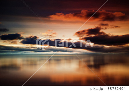 Colored Sky over Sea Colored Sky over Sea 33782494