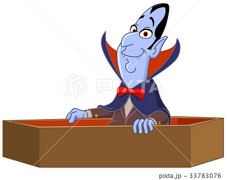 Vampire raising from coffin Vampire raising from coffin 33783076