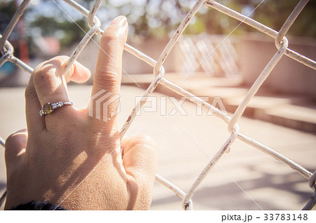 The hands of the restricted area. Inside the iron The hands of the restricted area. Inside the iron 33783148