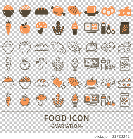 Food icon set 33783241