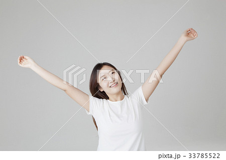 伸びる 伸び 女性 33785522