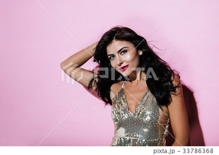 Fashion emotional Woman with Perfect Makeup. Fashion emotional Woman with Perfect Makeup. 33786368