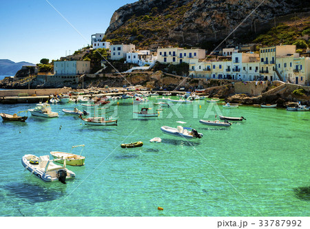 A veiw of Levanzo Island, Sicily, Italy 33787992