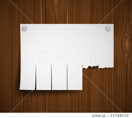 blank ads on the wooden wall 33788410