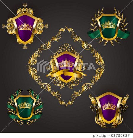 Monogram Logos Set Monogram Logos Set 33789387