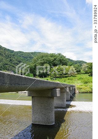 穴吹川の潜水橋 33789924