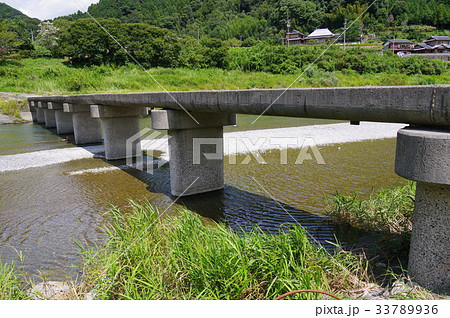穴吹川の潜水橋 穴吹川の潜水橋 33789936