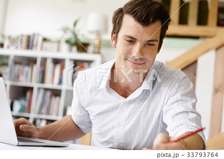 Male architect in office 33793764