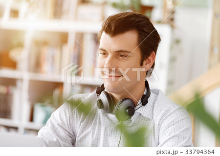 Young businessman in office Young businessman in office 33794364