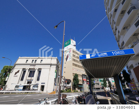 名古屋都市風景　上前津交差点　三井住友銀行上前津支店　 上前津10番出入口 33804601