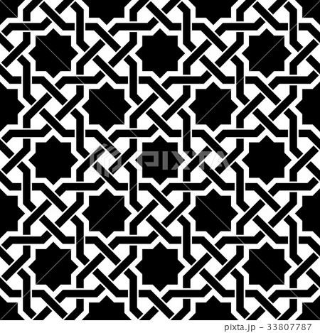 Seamless Oriental Ornament 33807787