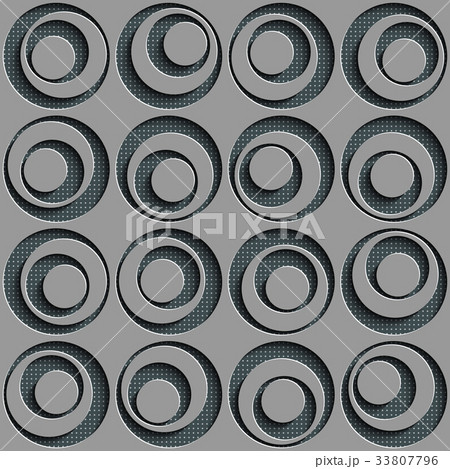 Seamless Circle Pattern 33807796