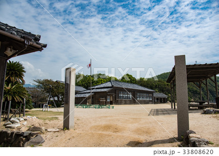 二十四の瞳映画村　岬の分教場　木造校舎　苗場尋常小学校田浦分校　撮影用セット 33808620
