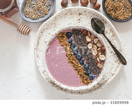 Healthy breakfast. Buckwheat Porridge 33809998