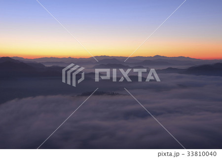 シルエット 雲海 任實郡 33810040