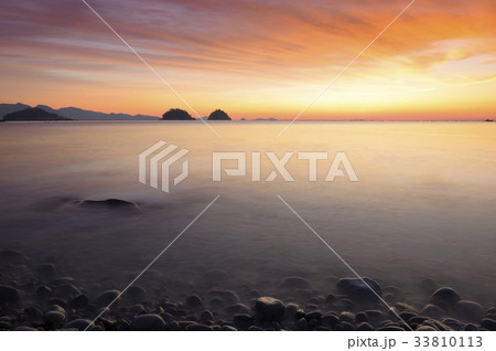夕焼け 無スルモク 麗水市 33810113