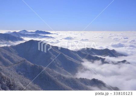冬 徳裕山 雲海 33810123