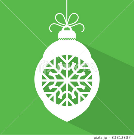 Abstract christmas ball in flat style Abstract christmas ball in flat style 33812387