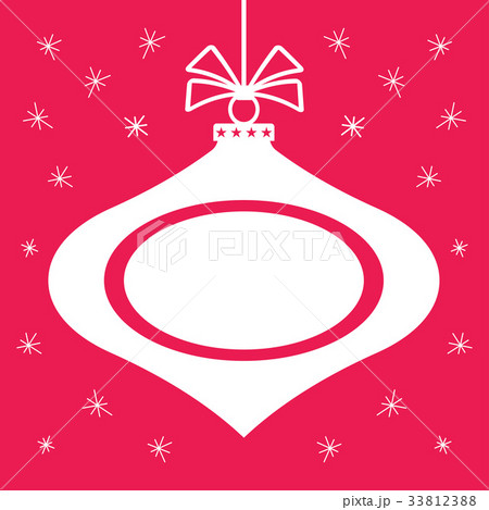 Abstract christmas ball in flat style 33812388