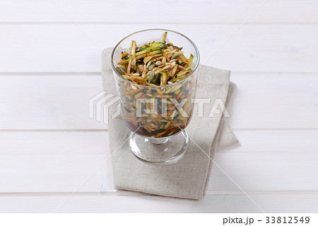 Zucchini salad with seeds Zucchini salad with seeds 33812549