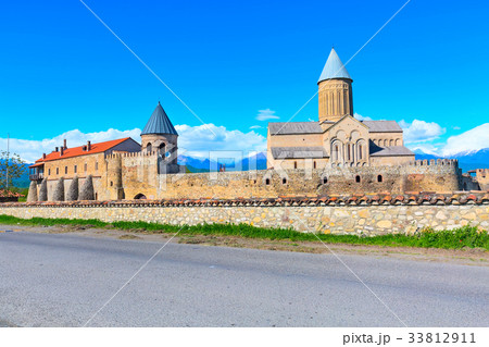 Alaverdi orthodox monastery in Kakhetia, Georgia 33812911