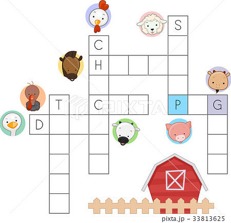 Farm Animals Crossword Puzzle Farm Animals Crossword Puzzle 33813625