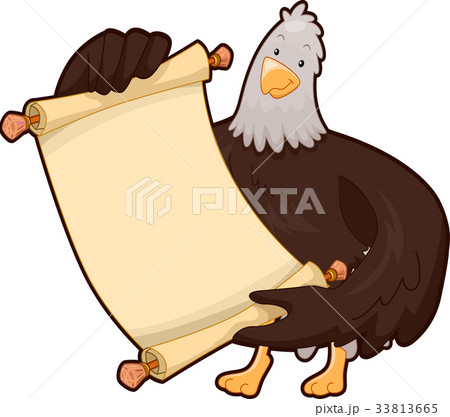 American Eagle Mascot Scroll American Eagle Mascot Scroll 33813665