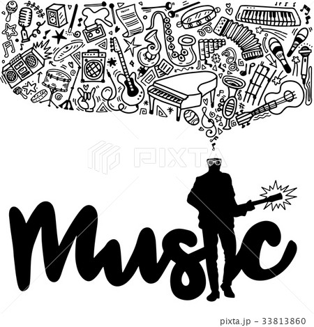 guitarist ,Abstract Music Background ,doodle guitarist ,Abstract Music Background ,doodle 33813860