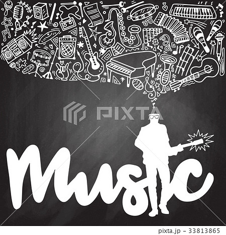 guitarist ,Abstract Music Background ,doodle guitarist ,Abstract Music Background ,doodle 33813865