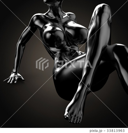 3D illustration Of Nude Woman Body 3D illustration Of Nude Woman Body 33813963