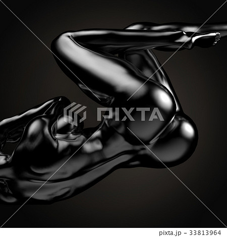 3D illustration Of Nude Woman Body 3D illustration Of Nude Woman Body 33813964