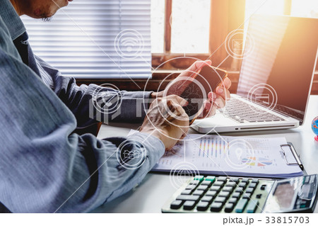 Businessman working 33815703