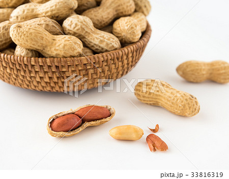ピーナッツ　落花生　殻　薄皮 33816319