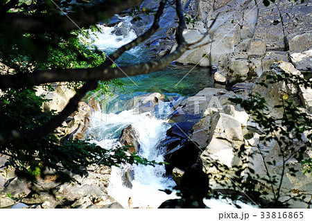夏の法体の滝 一の滝、二の滝 夏の法体の滝 一の滝、二の滝 33816865