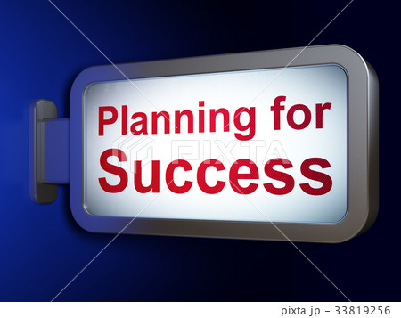Finance concept: Planning for Success on billboard Finance concept: Planning for Success on billboard 33819256
