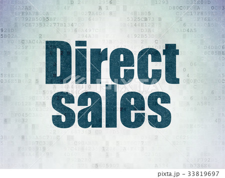 Marketing concept: Direct Sales on Digital Data 33819697