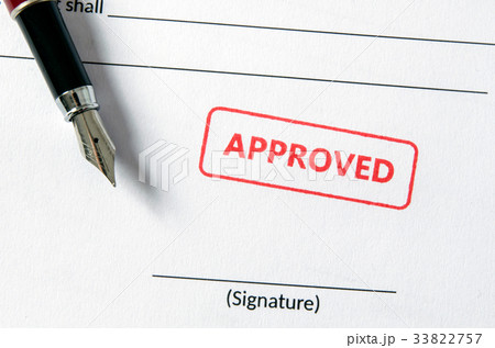 Approved stamp on document 33822757