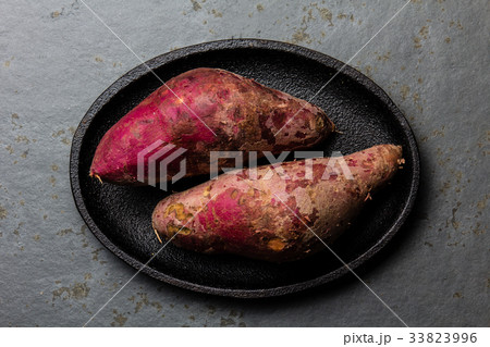 Peruvian raw sweet potatoes camote batata. Top 33823996