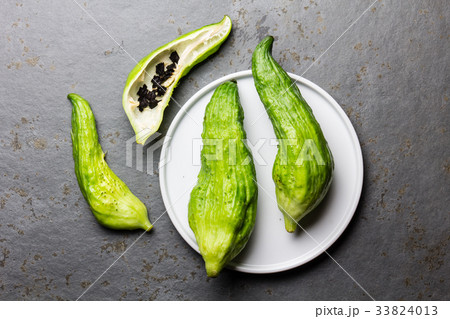 Fresh peruvian Latin American vegetable - Caigua - 33824013