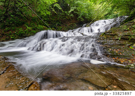 群馬県　北軽井沢　魚止めの滝 33825897