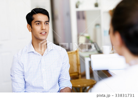 Successful young business executives meeting at the office 33831731