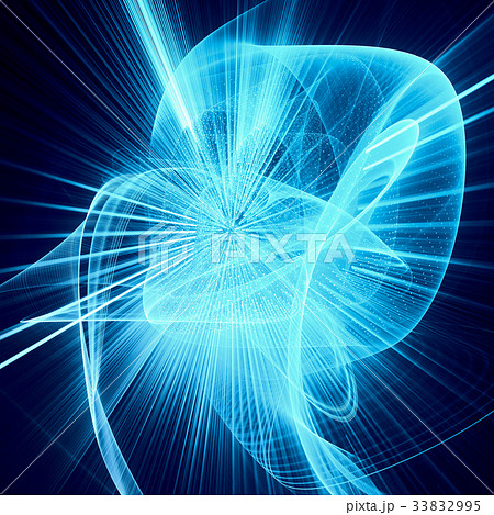Abstract blue and black background.  33832995